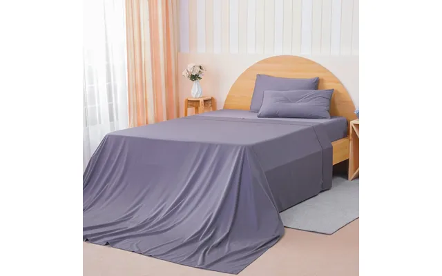 Ackly Bamboo - Charcoal Flat Sheet, King