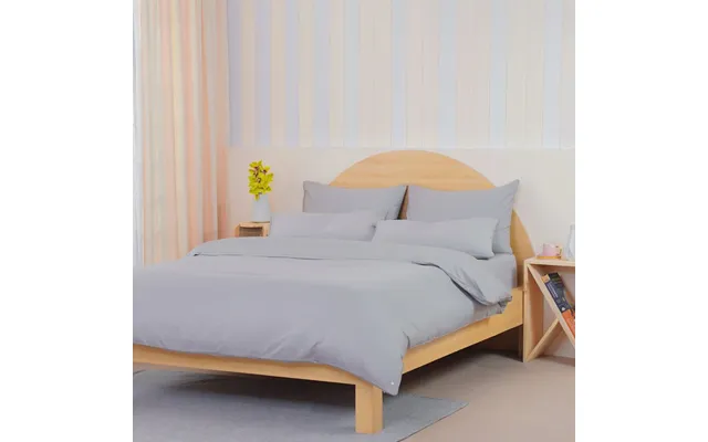 Ackly Bamboo - Dove Grey Duvet Cover, Super King