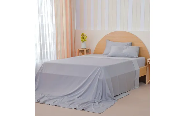 Ackly Bamboo - Dove Grey Flat Sheet, Double