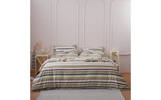 Ackly Bamboo - Harmony Stripe Duvet Cover, Double