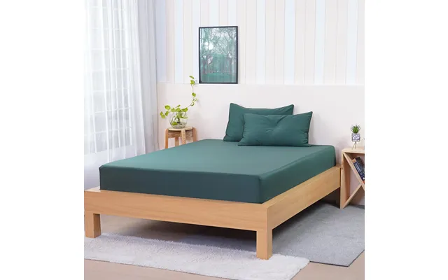 Ackly Bamboo - Royal Green Fitted Sheet, Double
