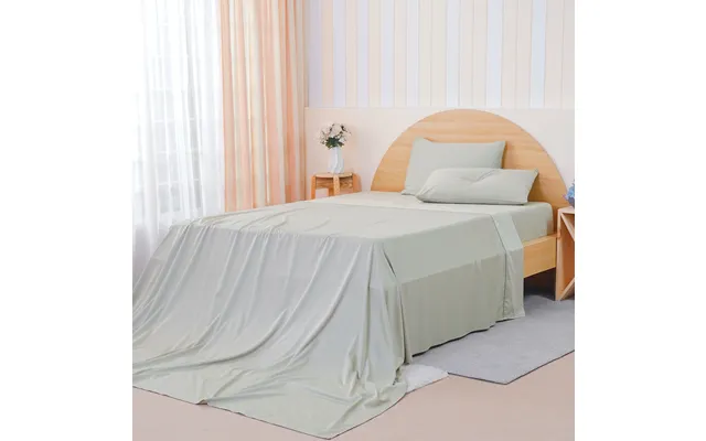 Ackly Bamboo - Sage Green Flat Sheet, Double