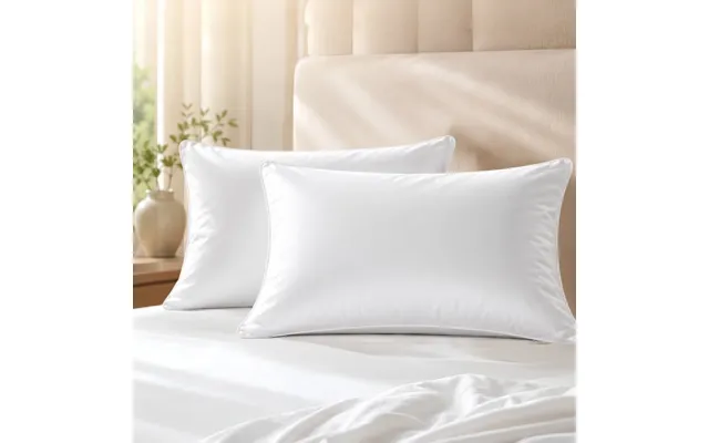 Ackly Bamboo - White Pillowcase Pair, Standard