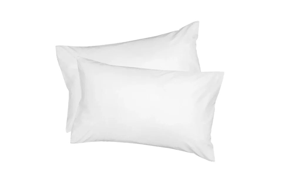 Egyptian Cotton Pillowcases In White 2 Pack