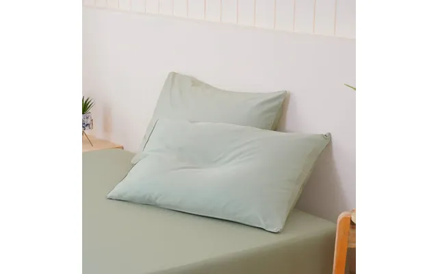 Ella Cotton - Sage Green Pillowcases Pair
