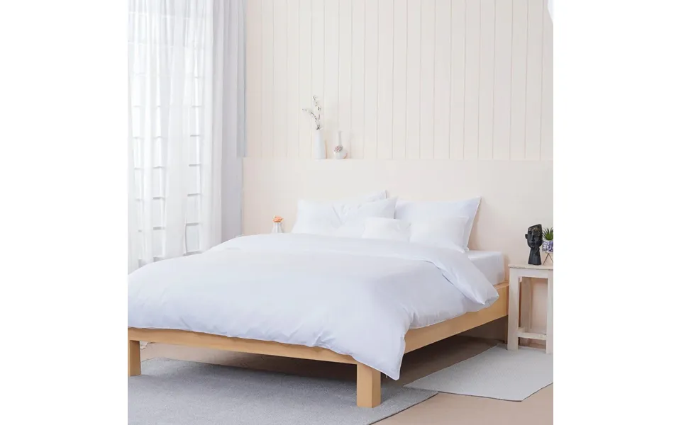 Ella Cotton - White Duvet Cover, King
