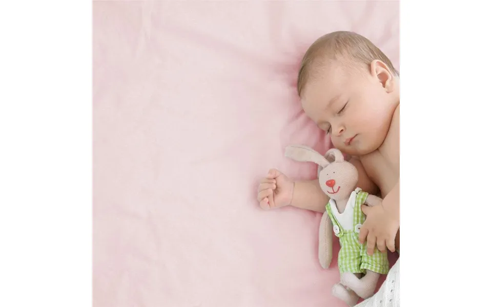 Spacesaver Cot Fitted Sheet 100% Cotton 100x52cm - Pink