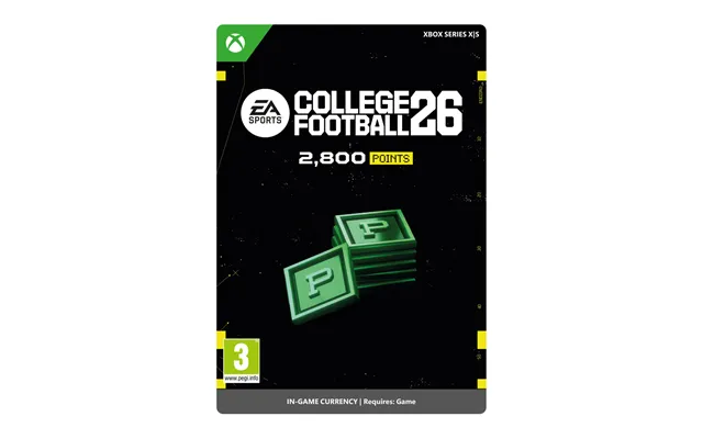 Ea Sports College Football 26 2,800 Points Pack