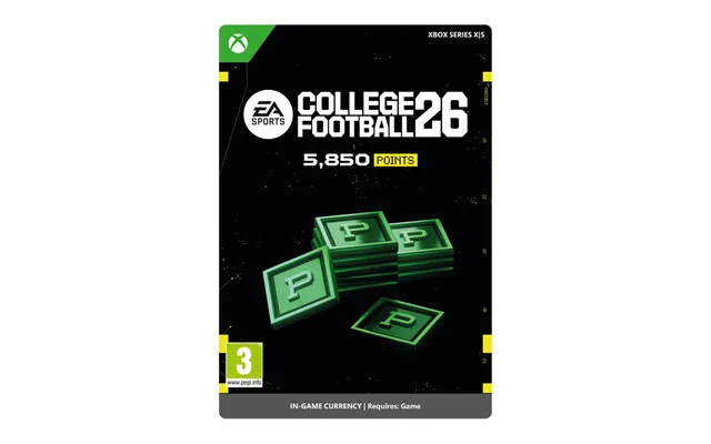 Ea Sports College Football 26 5,850 Points Pack