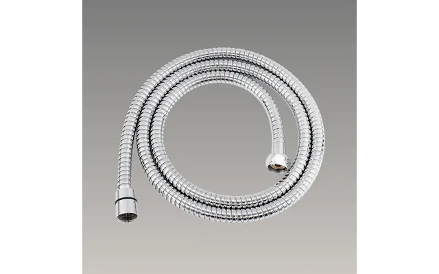 Showery Black Universal Stainless Steel Shower Hose 1.5m - Silver