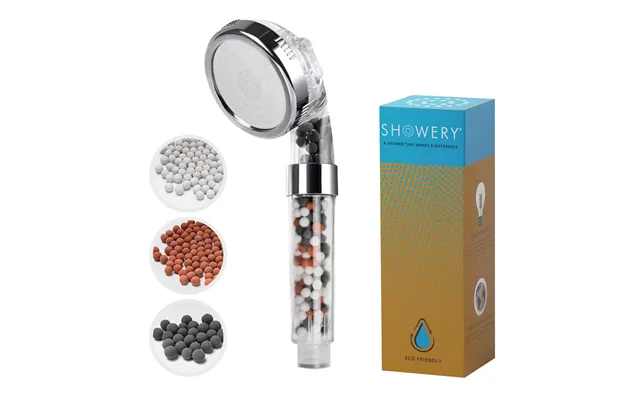 Showery Ecoflow - Water Saving & Softening Shower Head, For Electric Showers
