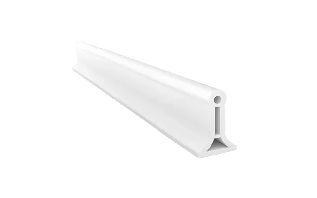 Showery Silicone Bathroom Water Stopper Strip - White 100cm 39inch