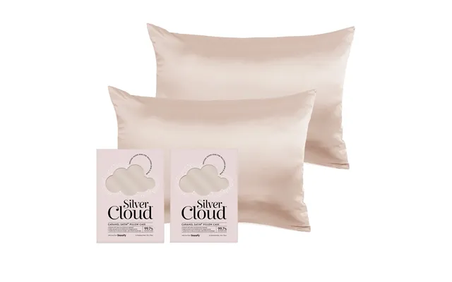Silver Cloud Caramel Satin Pillowcase Twinpack