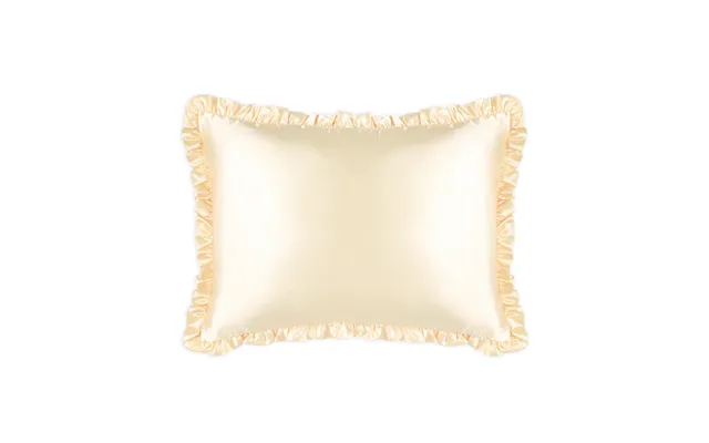 Silver Cloud Satin Frilly Pillowcase - Buttercup Collection