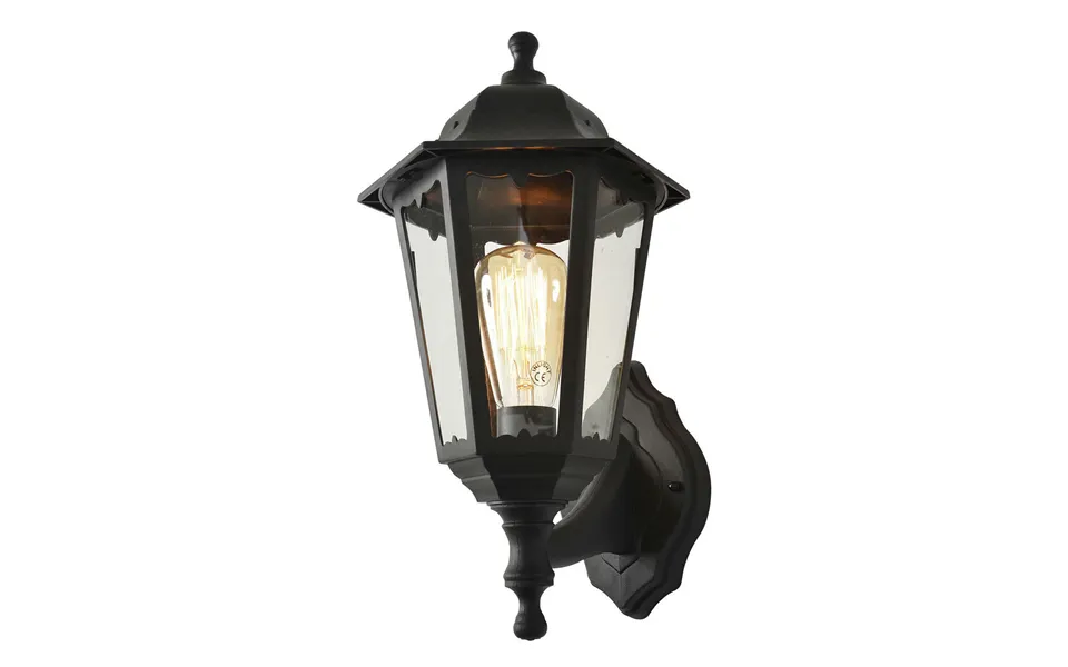 Coast Bianca Up Or Down Lantern In Black Outdoor Exterior