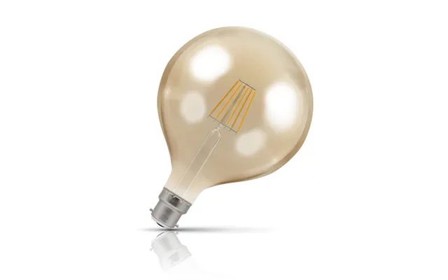 Crompton Globe Led G125 Light Bulb B22 7.5w 60w Eqv Dim Extra Warm White Antique Filament Bayonet Vintage Large product image