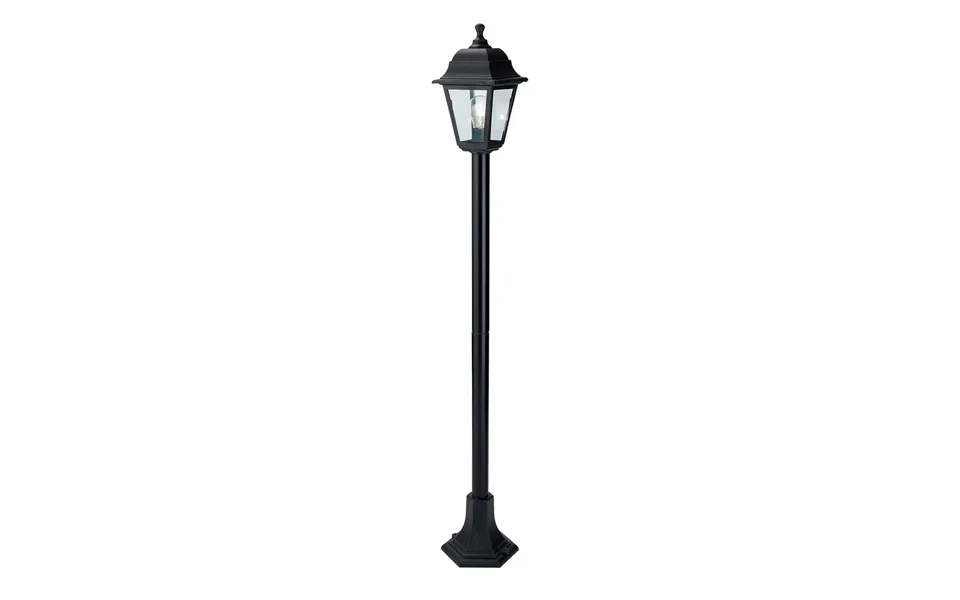 Firstlight Oslo Post Lantern Anti-corrosion With Clear Glass In Black Outdoor Garden Wall Light