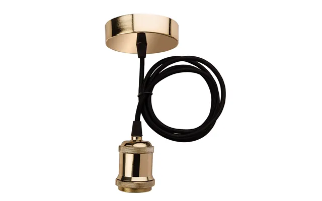 Firstlight Pendant Cord Set Retro Style In Brass And Black product image