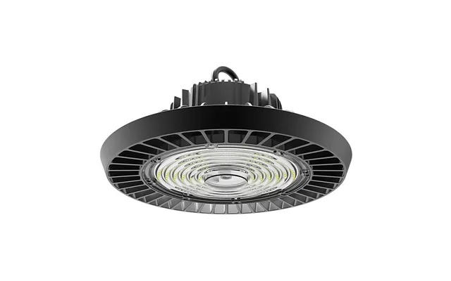 Phoebe Keto Led High Bay 200w Ip65 Dim Ik10 Cool White In Black Warehouse Ufo Industrial Workshop 90 Lights