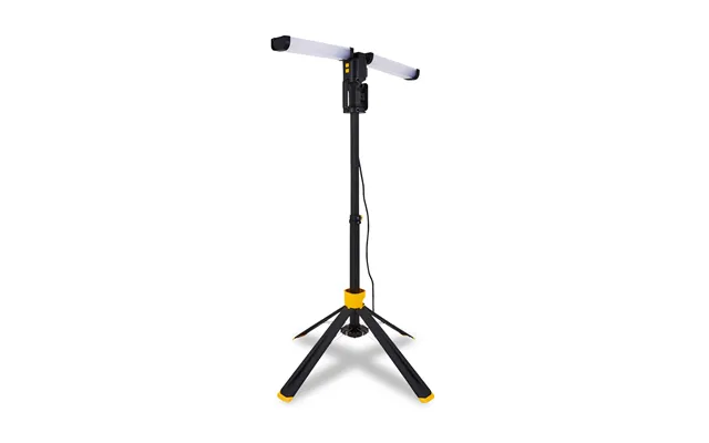 Stanley 360 Area Tower Led Work Light 80w With Tripod Daylight Frosted Shatterproof In Black