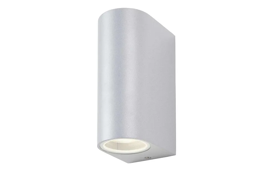 Zink Antar Up And Down Wall Light In Silver Outdoor Exterior Lights