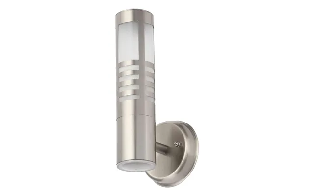 Zink Delta Outdoor Slat Wall Lantern In Stainless Steel