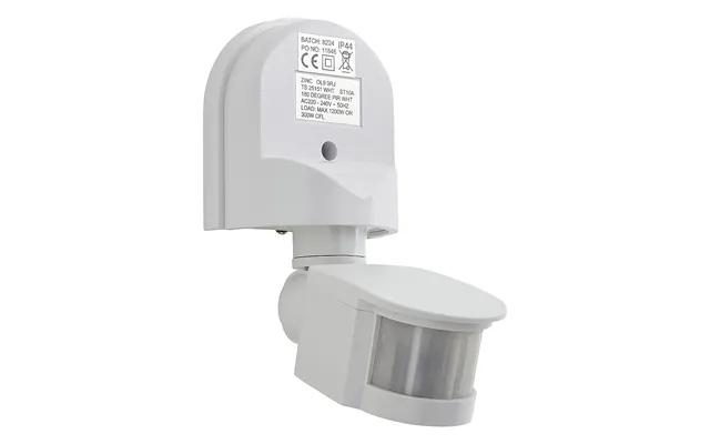 Zink Dion Pir Sensor 180 12-metre Range In White