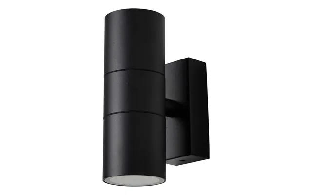 Zink Leto Up And Down Wall Light In Textured Black Outdoor Exterior Front Door Lights