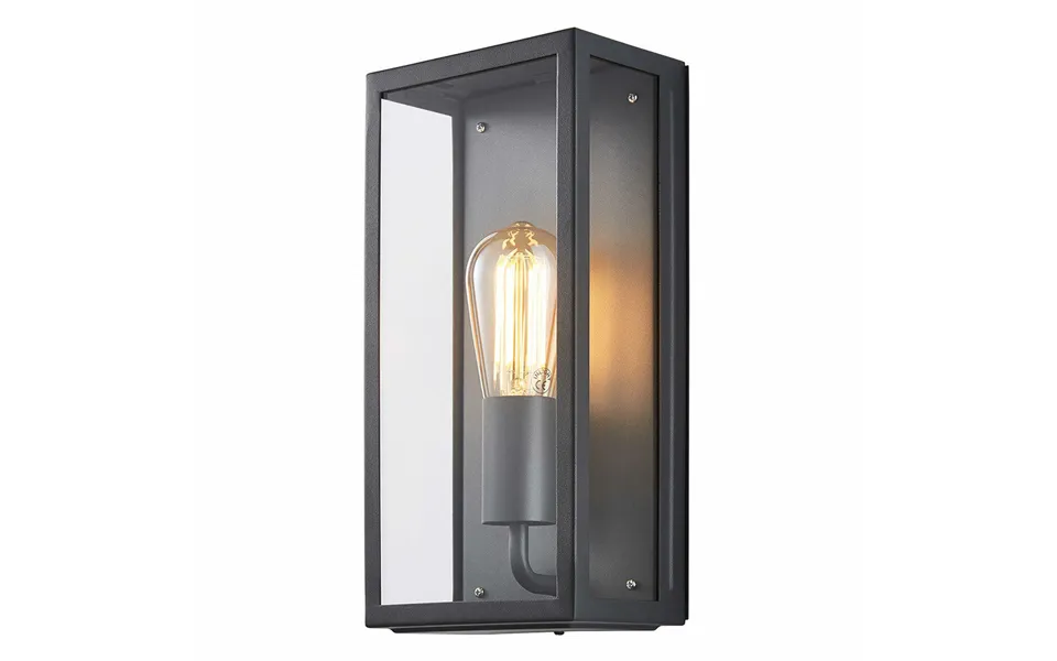 Zink Minerva Lantern In Anthracite Outdoor Exterior Lights