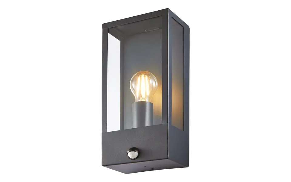 Zink Minerva Lantern In Anthracite Outdoor Exterior Wall Lights