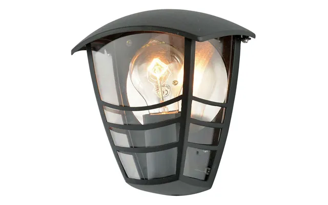 Zink Perdita Half Lantern In Black Outdoor Exterior Lights