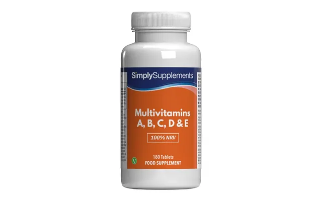 Multivitamins A,b,c,d & E 100% Nrv