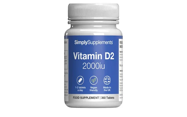 Vitamin D2 Tablets 2,000iu