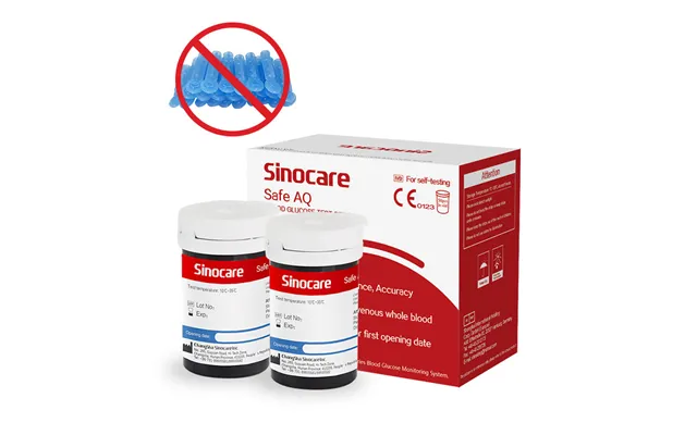 200pcs Sinocare Glucometer Glucose Test Strips Without Lancets - Safe Aq Smart Safe Aq Voice Safe Aq Air