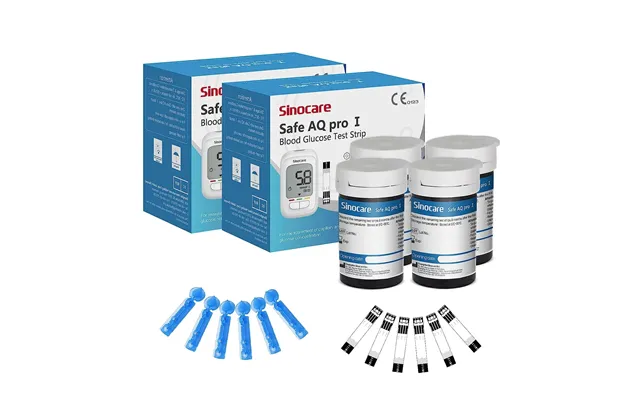 Sinocare Safe Aq Pro Blood Glucose Meter Glucometer Kit Diabetes Tester Medical Blood Sugar Meter Or Only - No Meter 100