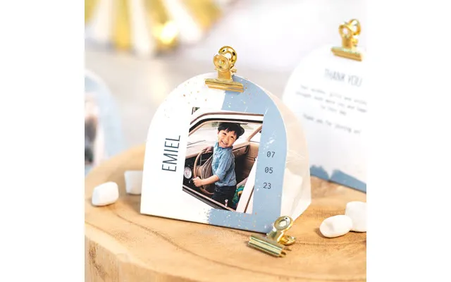 Smartphoto Candy Bag With Rounded Photo-wrapping And Gold Clip - 12 Pcs