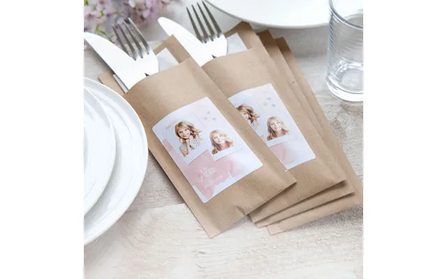 Smartphoto Cutlery Envelope Craft Brown