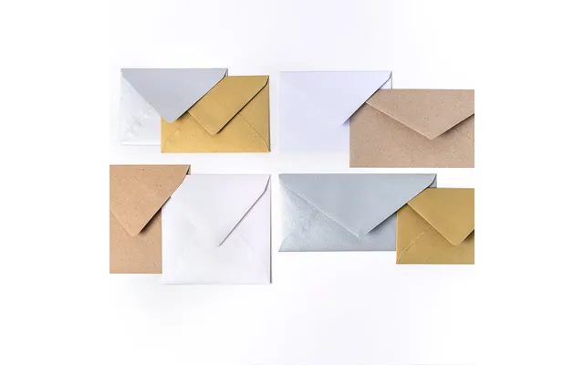 Smartphoto Envelopes Sparkling Gold Square Set Of 10