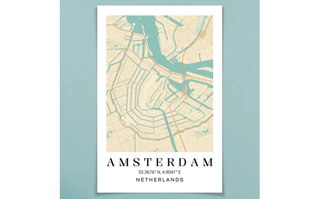 Smartphoto Map Poster 50 X 75