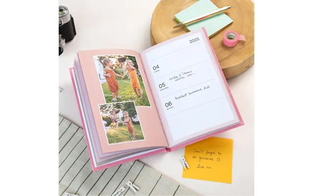 Smartphoto Photo Diary Deluxe Linen Pink
