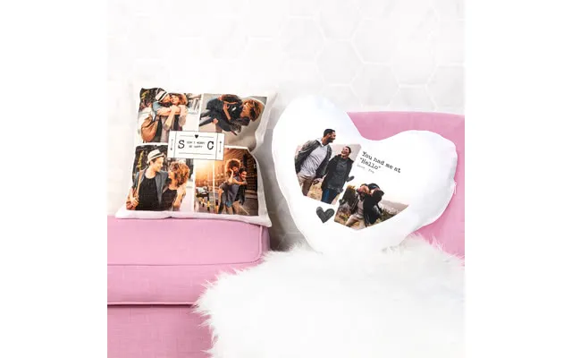 Smartphoto Polyester Cushion Cover And Filling Square M With Front Print