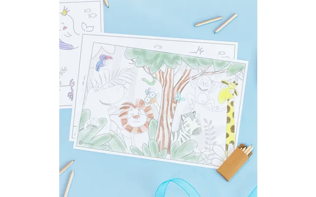 Smartphoto Set Of Placemats Jungle Safari - Set Of 24