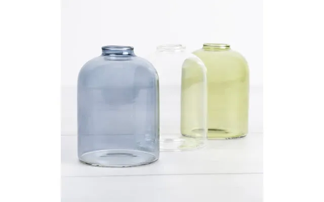 Smartphoto Small Green Glass Vase Set Of 6