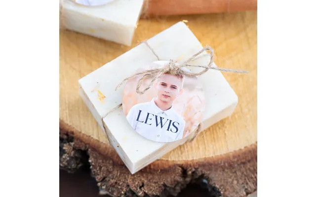 Soap Bar With Round Label 6 Pcs Smartphoto