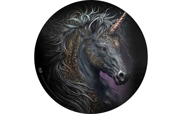 Celtic Unicorn - Glass Chopping Board Circular