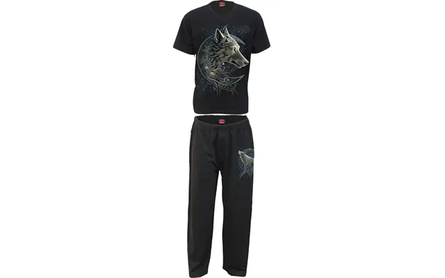 Celtic Wolf - 4pc Mens Gothic Pyjama Set