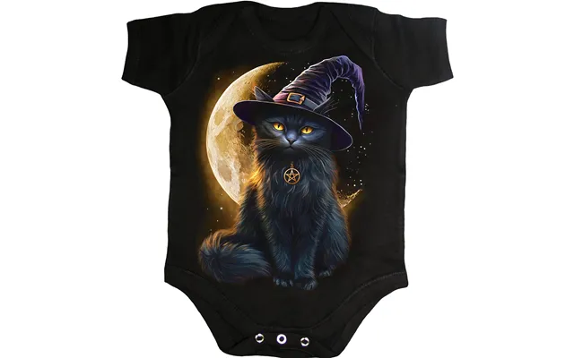 Familiar Magic - Baby Sleepsuit Black