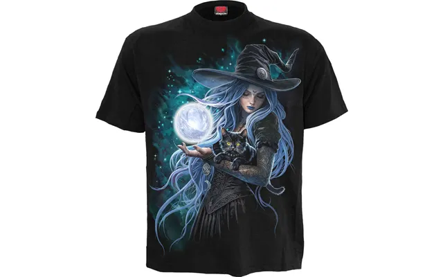 Mystic Moon - Front Print T-shirt Black