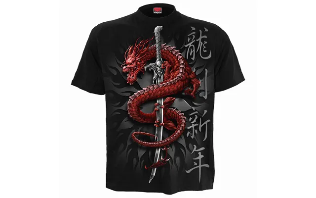 Oriental Dragon - T-shirt Black