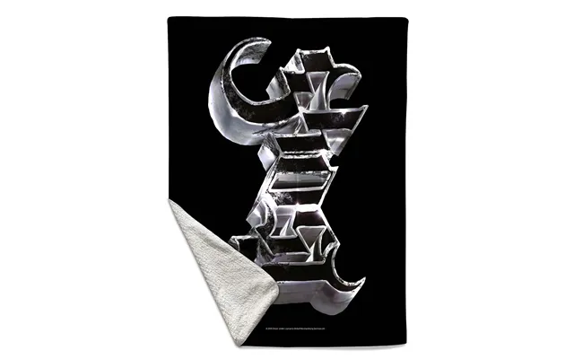 Rocksax Ghost Sherpa Fleece Blanket - Chrome Logo